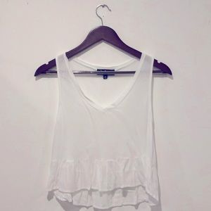 Lulu’s White,High-Low,Camisole Tank